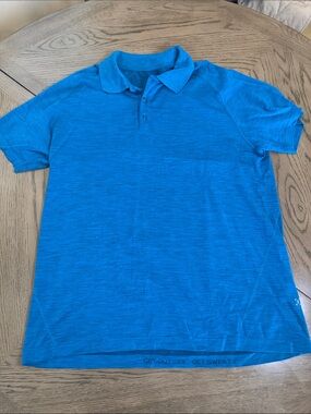 Lululemon Men's Blue Performance Polo Shirt